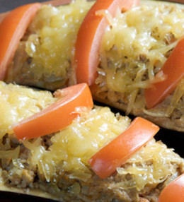 Berenjenas Rellenas de Vegetales