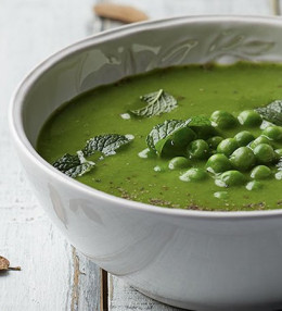 Sopa de Chícharos y Menta