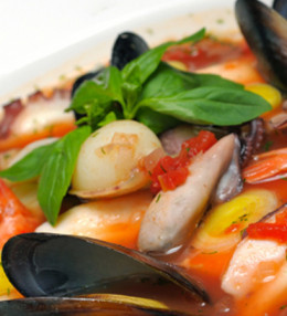 Sopa de mariscos